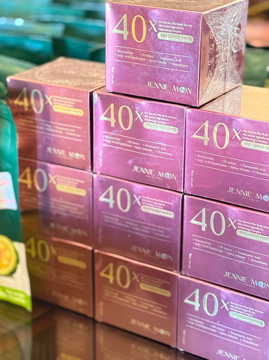 Jennie Moon 40x Pro derma plus,Body Booster Whitening