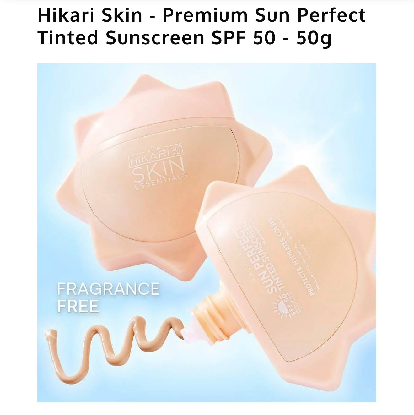Hikari Sun Perfect Tinted Sunscreen