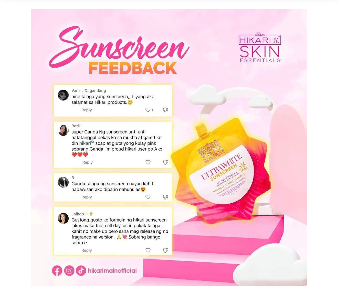 Hikari Skin Essentials Ultra fresh Sunscreen