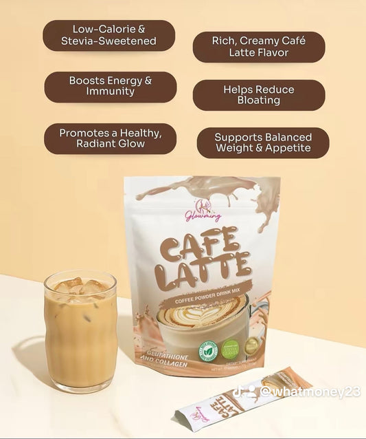 Cafe Latte with Glutathione and Collage