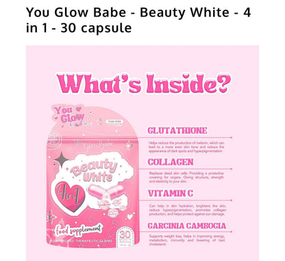 You Glow Babe-Beauty White 4-in-1 30 Capsule